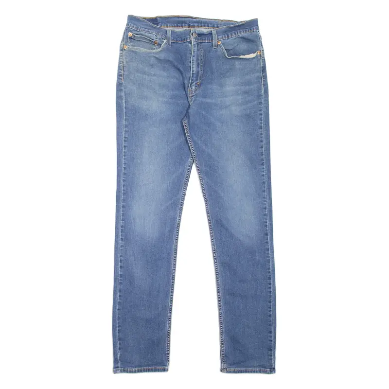 LEVI'S 511 Jeans Mens Blue Slim Straight Stone Wash W36 L34