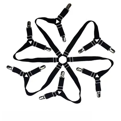 Crisscross Bed Sheet Fastener, 1 Count Bed Sheet Holder, Bedroom Accessories Anti-slip Elastic Bed Sheet Clip, Bedding Access...