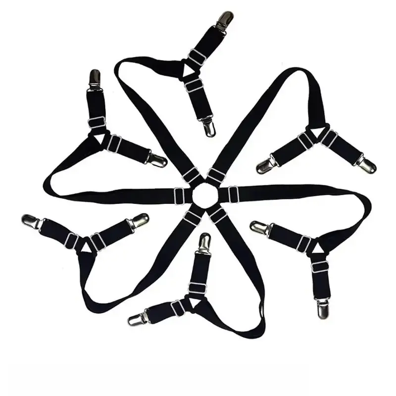 Crisscross Bed Sheet Fastener, 1 Count Bed Sheet Holder, Bedroom Accessories Anti-slip Elastic Bed Sheet Clip, Bedding Access...