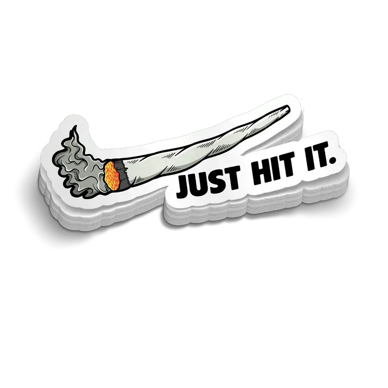 Just Hit It - Hard Hat Decal