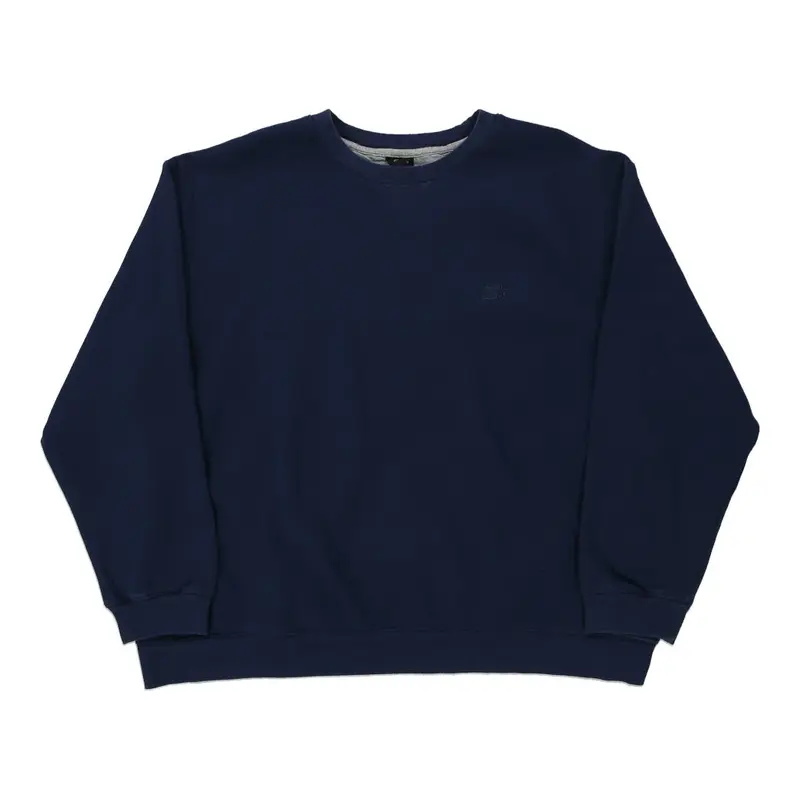 Starter Sweatshirt - XL Navy Cotton