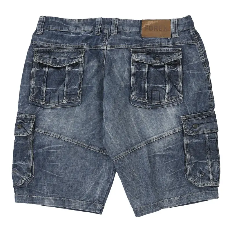 Forex Denim Shorts - 41W 13L Dark Wash Cotton