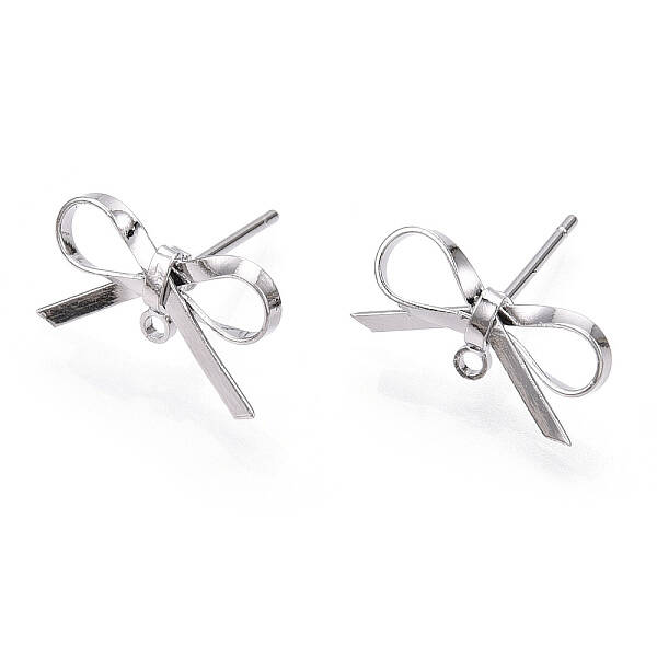 Brass Stud Earring Findings