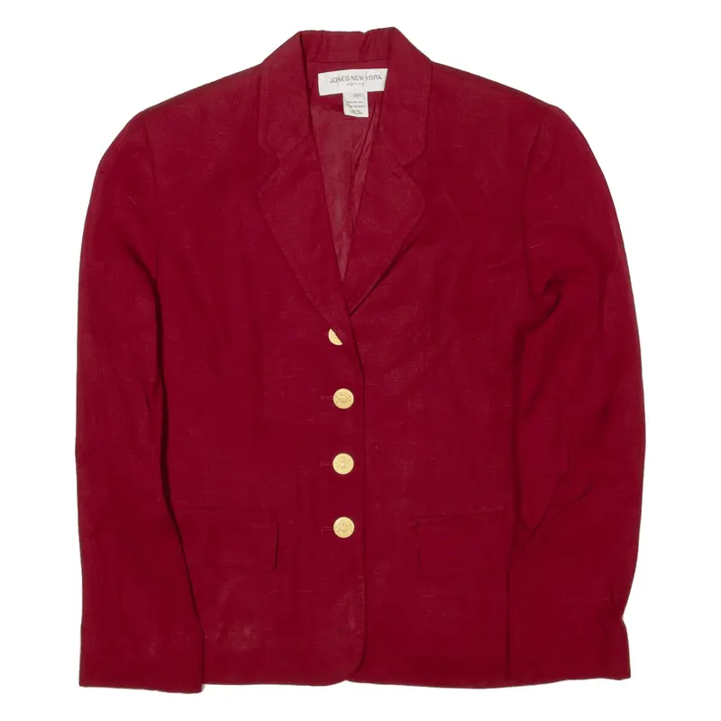 JONES NEW YORK Blazer Jacket Red Womens XS