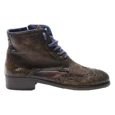 Brogue Shoes Brown Leather Womens UK 5