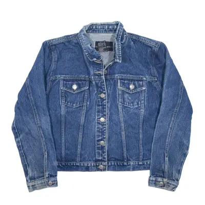 NO BOUNDARIES Denim Jacket Blue Girls L