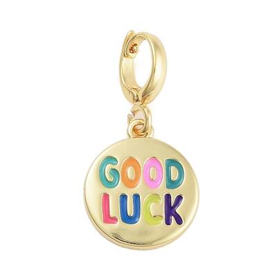 Brass Enamel Pendants