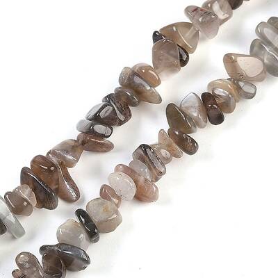 Natural Black Sunstone Beads Strands