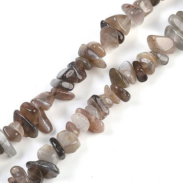 Natural Black Sunstone Beads Strands