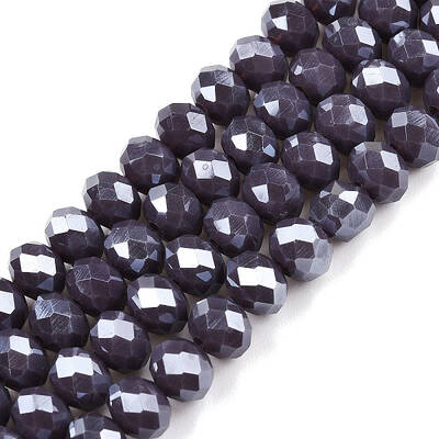 Electroplate Glass Beads Strands