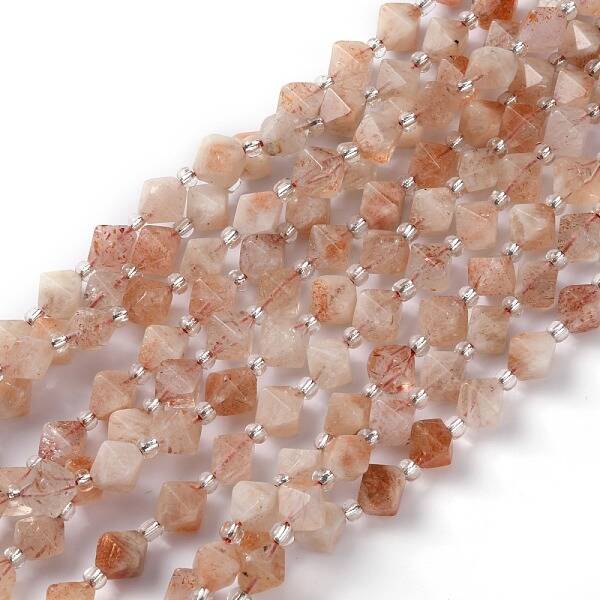 Natural Sunstone Beads Strands