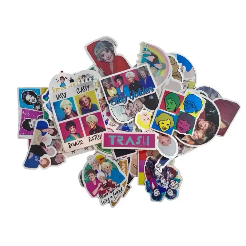 The Golden Girls 50-Piece Sticker Collection Decor Decorative