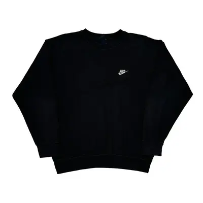 Nike Sweatshirt - Large Black Cotton Blend