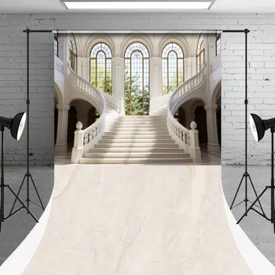 Magnificent Staircase Indoor Photography Sweep Backdrop