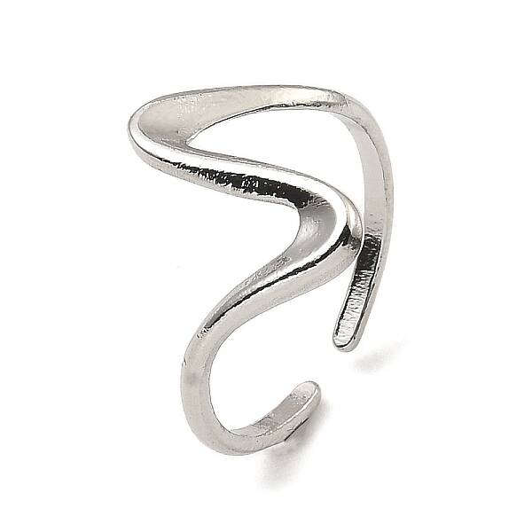Non-Tarnish 304 Stainless Steel Open Cuff Rings