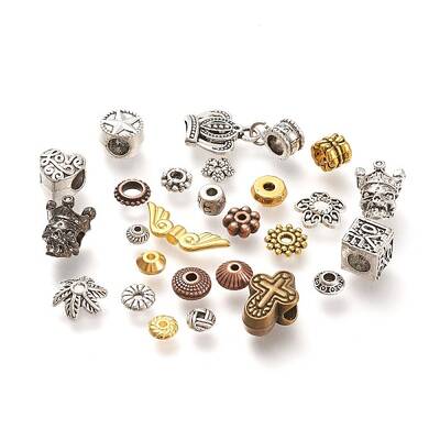 Tibetan Style Alloy Spacer Beads