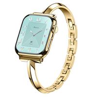 MISSAIR T-Bracelet Band Compatible with Apple Watch Series 10 9 8 7 6 5 4 3 2 1 SE Ultra for Women Girl - Stainless Steel Met...