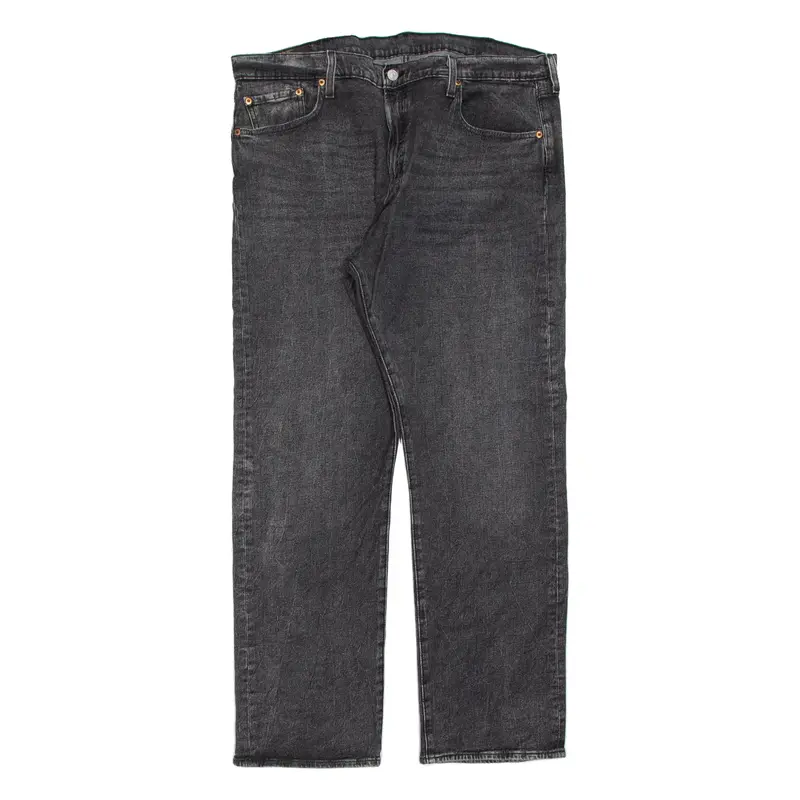 LEVI'S 501 Jeans Mens Black Regular Straight Charcoal Wash W40 L32
