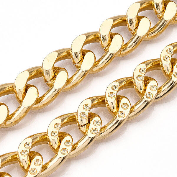 Aluminum Grooved Curb Chains