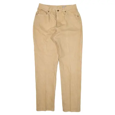 CALVIN KLEIN Jeans Beige Denim Regular Tapered Womens W30 L32