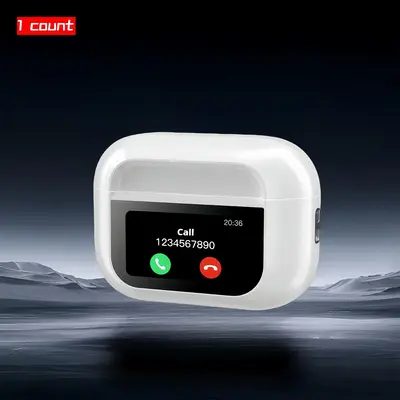 Wireless Earphone, In-ear Design TWS Earbuds with Full Color Display, Noise Cancelling Bluetooth-compatible Multifunctional E...