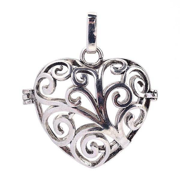 Rack Plating Brass Cage Pendants