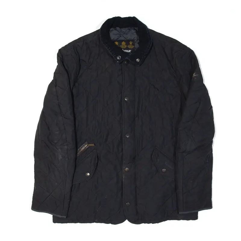 BARBOUR Chelsea Sports Quilted Jacket Black Mens S