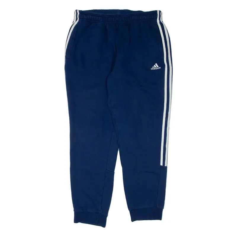 ADIDAS Mens Joggers Blue Tapered M W30 L30