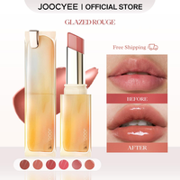 JOOCYEE GLAZED ROUGE Moisturized Long-Lasting Hydration Lipstick Glossy Juicy Lip Silky Mood Juicy Lips Glossy Jelly Plumping...
