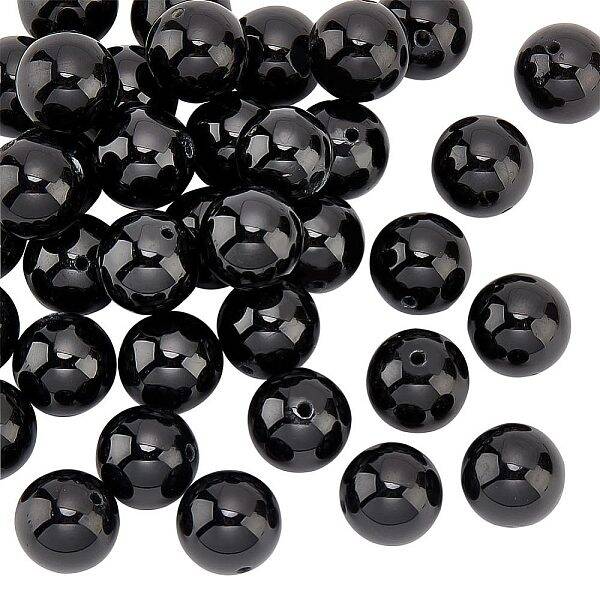 1 Strand Natural Black Tourmaline Beads Strands