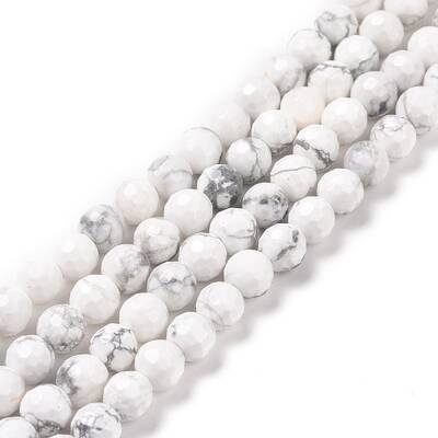Natural Howlite Beads Strands