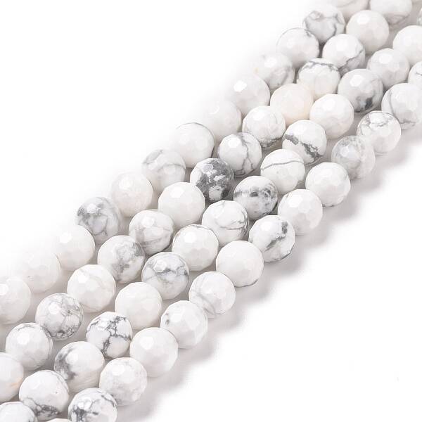 Natural Howlite Beads Strands