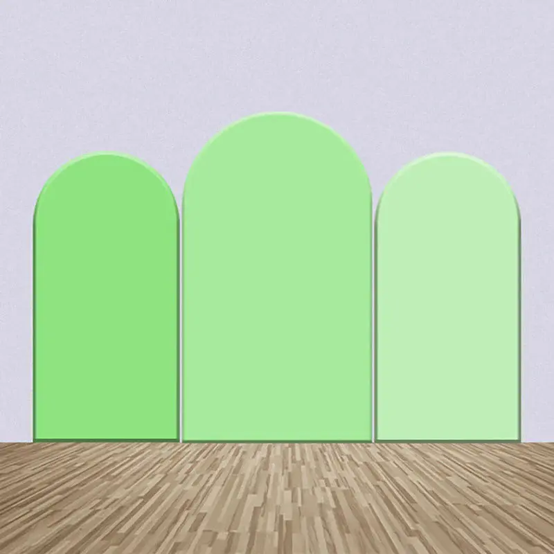 Light Green Colors One Sided Arch Backdrop Kit - Aperturee