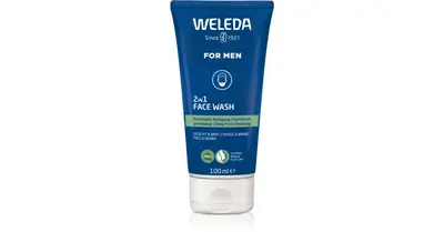 Weleda for men - 2in1 organic face cleanser 100ML