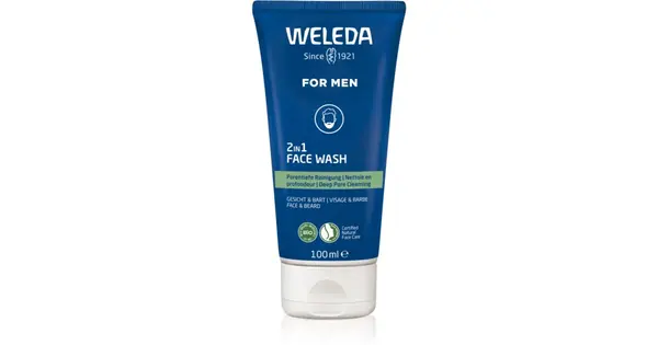 Weleda for men - 2in1 organic face cleanser 100ML