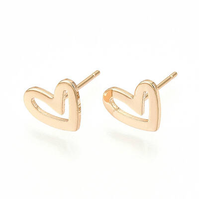 Brass Stud Earrings