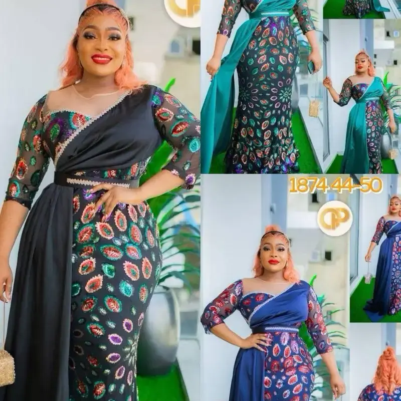 Elegant Sparkling Turkey Dress for Women, Beautiful Party Dress, Lightweight Fabric, Perfect for Special Occasions Formal Sta...