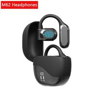Headphones Bluetooth M62 Wireless Earbuds Bluetooth 5.4 HiFi Stereo Sound Noise Cancelling Headphones with Mic Secure Fit Wat...