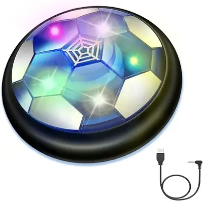 Hover Soccer Ball Rechargeable Floating with Led Lights Indoor Air Football Game