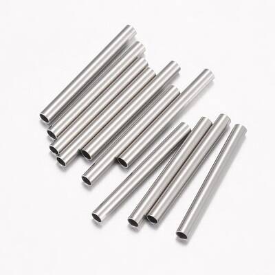 Tarnish Resistant 304 Stainless Steel Tube Beads