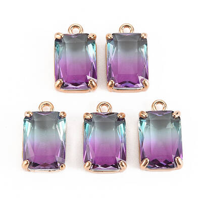 Gradient Color Glass Pendants