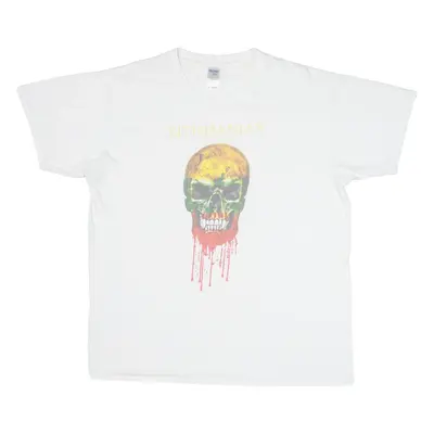 GILDAN Lithuanian Mens T-Shirt White 3XL