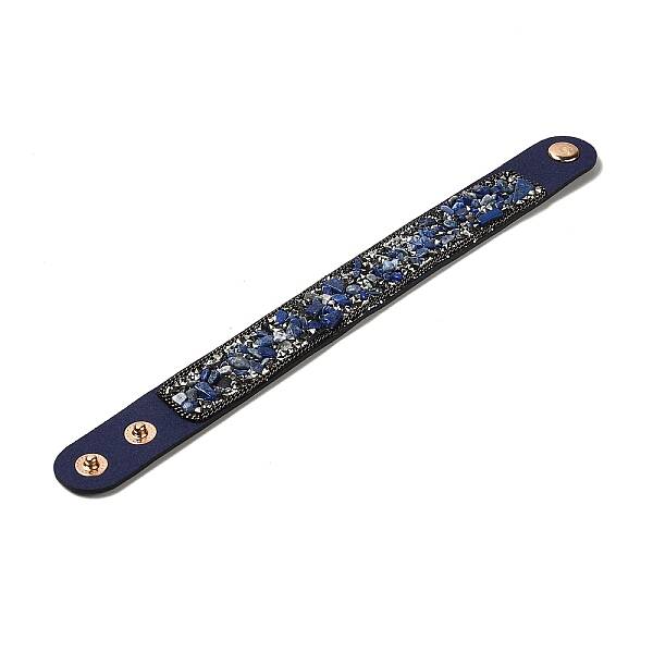 Faux Suede Snap Cord Bracelet