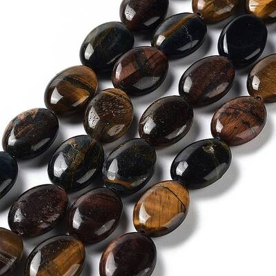 Three Color Natural Tiger Eye Beads Strands