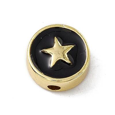 Brass Enamel Beads