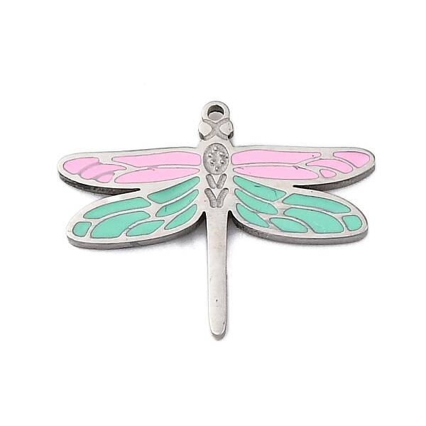 304 Stainless Steel Enamel Charms