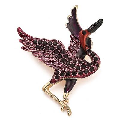 Red-crowned Crane Enamel Pins