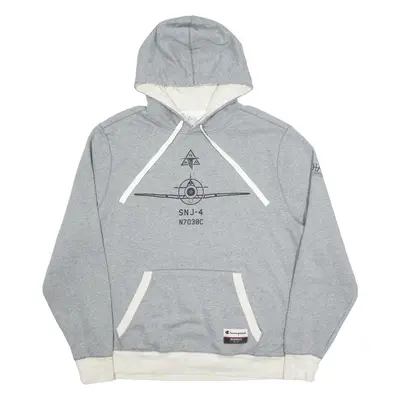 CHAMPION California Evil Monkey Mens Grey Hoodie USA XL