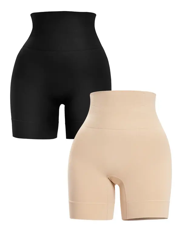 ATTLADY Women Tummy Control Shorts Seemless Thigh Slimmer Shapewear Shorts for Dress AX-224