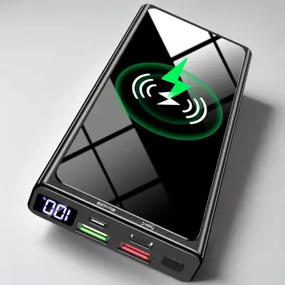 Music Festival 10000mAh Wireless Power Bank, 1 Count 22.5W PD20W QC3.0 Fast Charger Power Bank, Smartphone Charging Devices...